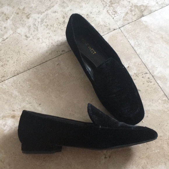 Nine west xalan velour flats black 6 - Picture 4 of 8